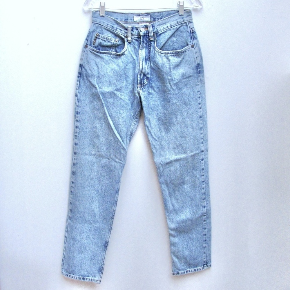 Mens A/X Armani Exchange Kent Blue Denim Jeans Straight Faded Size 31/30